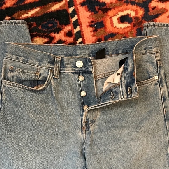 Denim jeans, button fly, size 30x34 - Picture 3 of 5